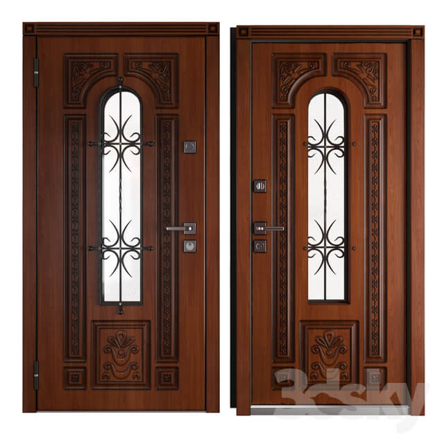 Entrance metal door Lacio