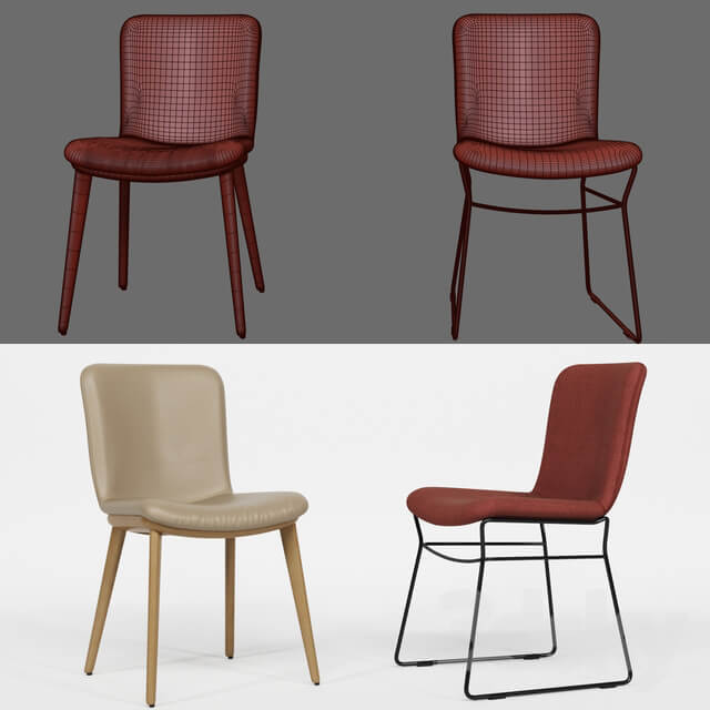 Table Chair Calligaris ANNIE chair VORTEX TOKYO table