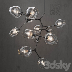 Branching bubble 12 lamps Pendant light 3D Models 