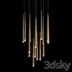 Lamp AQUITAINE ROUND CHANDELIER 18 Restoration Hardware Pendant light 3D Models 