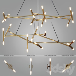 LE DIAMANT SET Pendant light 3D Models 