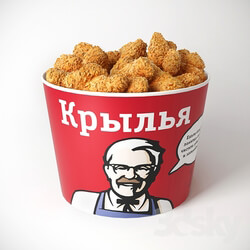 Bucket of chicken wings 