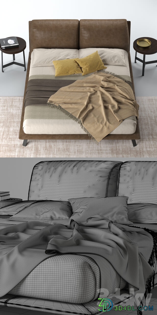 Bed Ditre Italia Kanaha Bed