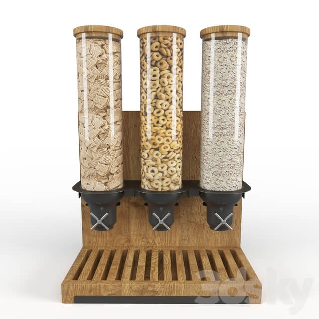 Cereal Dispencer Madera Cal Mil Other kitchen accessories 3D Models