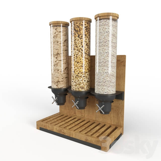 Cereal Dispencer Madera Cal Mil Other kitchen accessories 3D Models