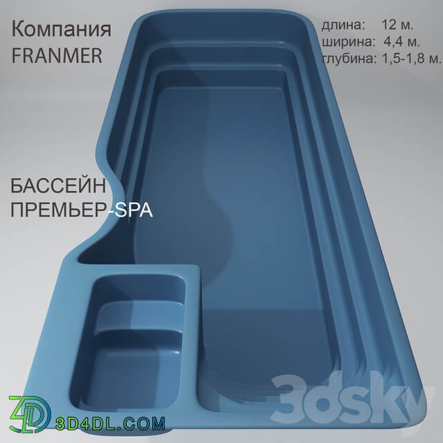 Prime pool spa Other 3D Models