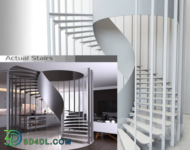 spiral staircase quot Actual Stairs quot 