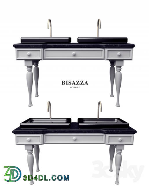 BISAZZA Wash basin Bagno 04 Serie Organico luxury design retangular washbasin
