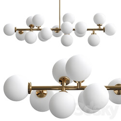 Modern Led Chandelier Light Fitting Pendant light 3D Models 