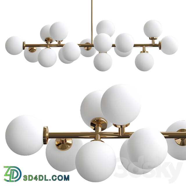 Modern Led Chandelier Light Fitting Pendant light 3D Models