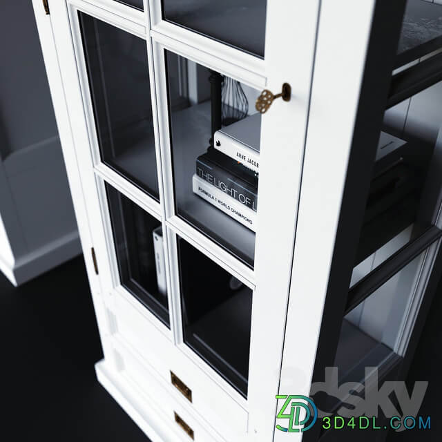 Wardrobe Display cabinets Showcases Oxford Dantone Home glazed and open