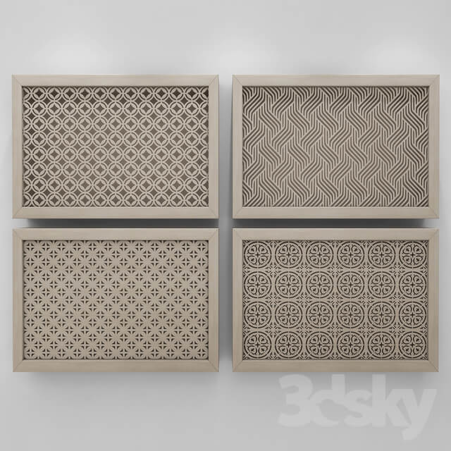 Radiator grating 4114