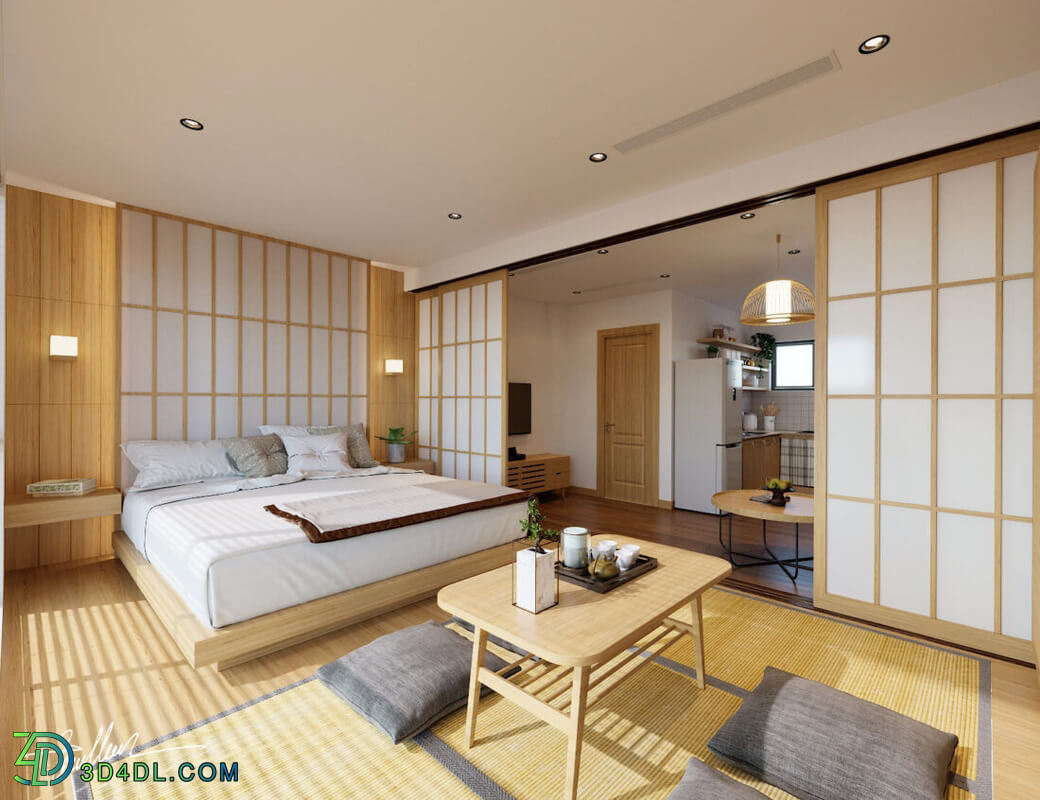 3D Interior Apartment 150 Scene File 3dsmax By BuiVien