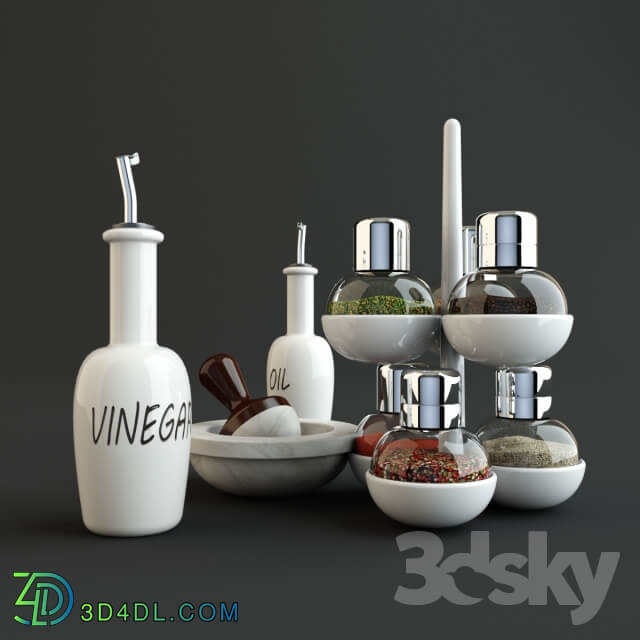spices and accesories for kitchen