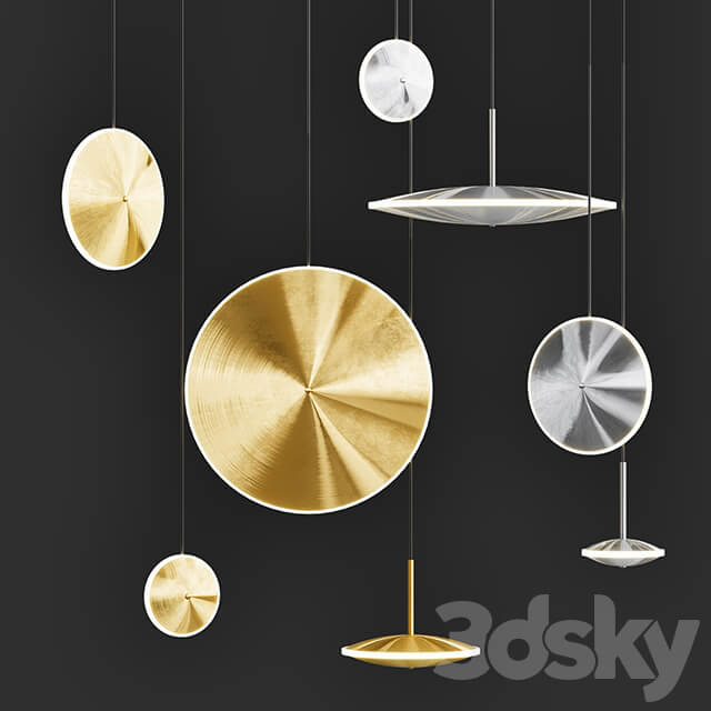 Graypants Chrona Light Set Pendant light 3D Models