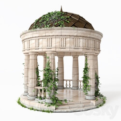 Rotunda classical antique V2 Other 3D Models 