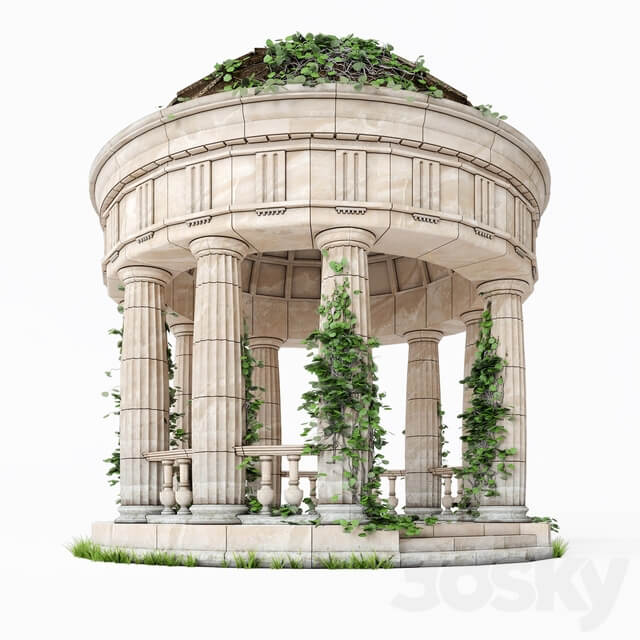 Rotunda classical antique V2 Other 3D Models