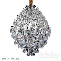 Favor 2093 4P Pendant light 3D Models 