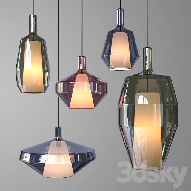 Penta MoM Family Pendant light 3D Models