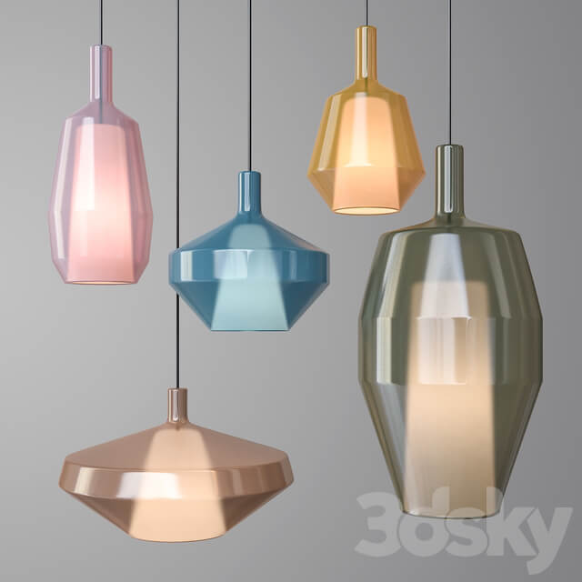 Penta MoM Family Pendant light 3D Models