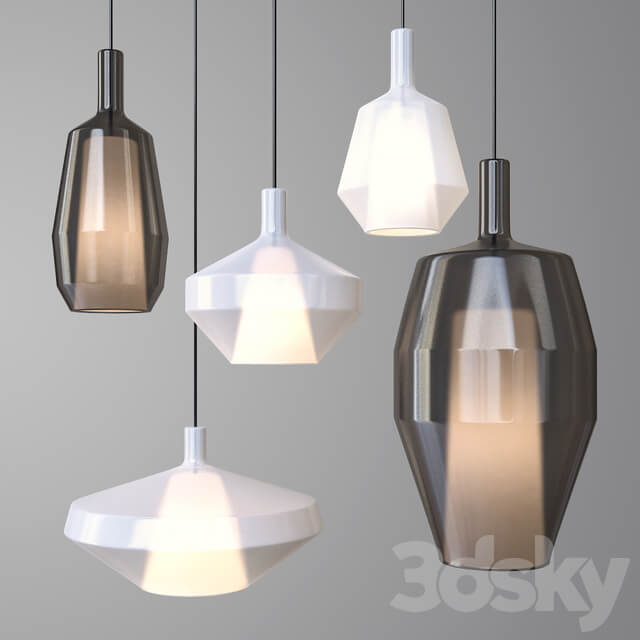 Penta MoM Family Pendant light 3D Models
