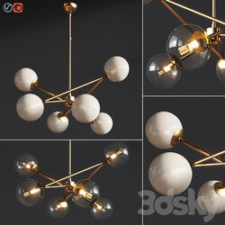 Turenne Large Dynamic Chandelier Circalighting Pendant light 3D Models 