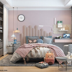 3D Model Interior Children Room 28 By HuyHieuLee 