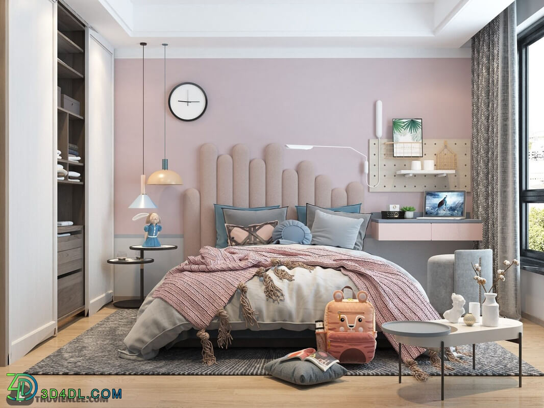 3D Model Interior Children Room 28 By HuyHieuLee