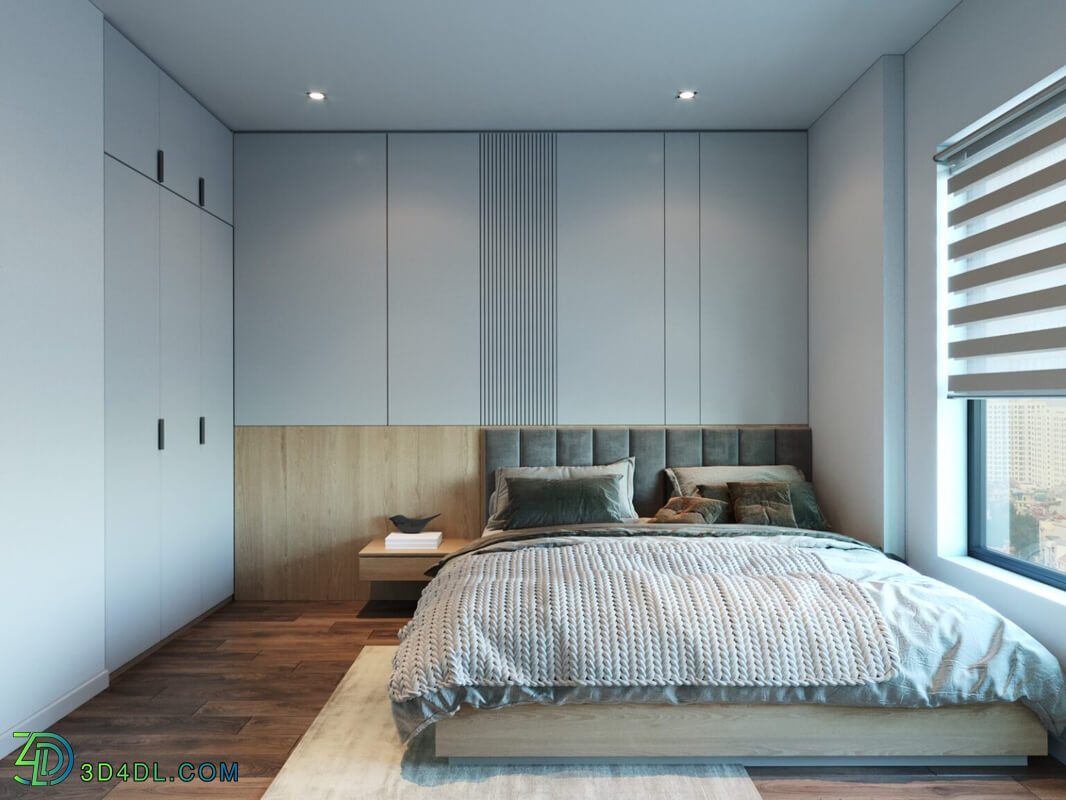 3D Interior Scenes File 3dsmax Model Bedroom 323 By PhiDinhHao