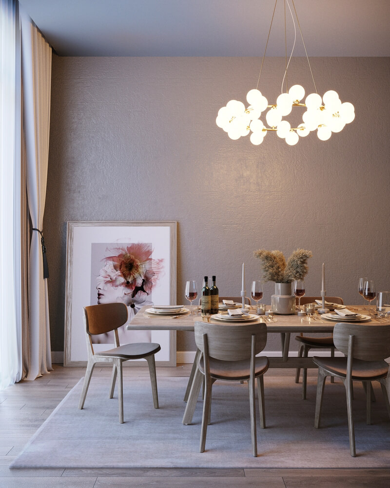  3D Dining Room Interior by Thai An Ngoc