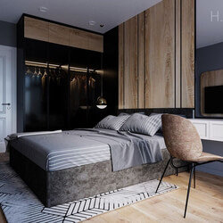 3D Interior Scenes File 3dsmax Model Bedroom 262 By HaMy 