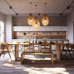 3D Model Kitchen 208 By Leng Keng 