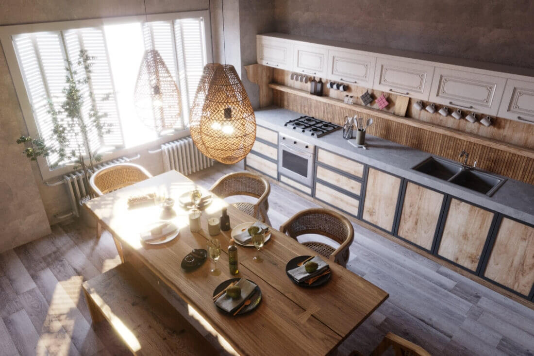 3D Model Kitchen 208 By Leng Keng