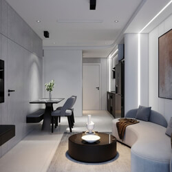  Apartment Interior Model By Bui Khong Bay 