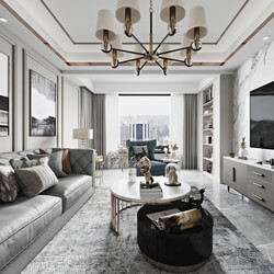 3D Interior Scene File 3dsmax Model Livingroom 535 By Huy Hieu Lee 