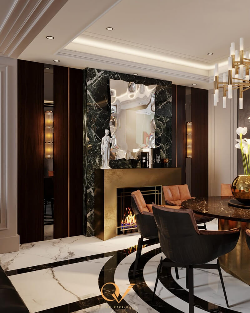  Living Room- Kitchen Interior Model By Van Quyet