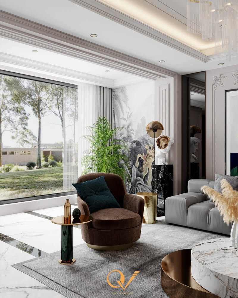  Living Room- Kitchen Interior Model By Van Quyet