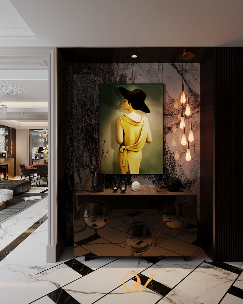  Living Room- Kitchen Interior Model By Van Quyet