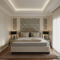3D Interior Scenes File 3dsmax Model Bedroom 559 By Hoan Trann 
