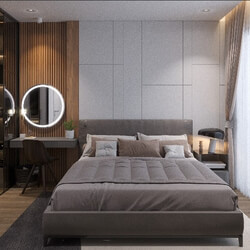 3D Interior Scene File 3dsmax Bedroom 157 By DuongBui  