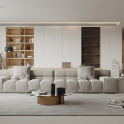 13272. 3D Living Room Interior Model Download by Dinh Thanh 