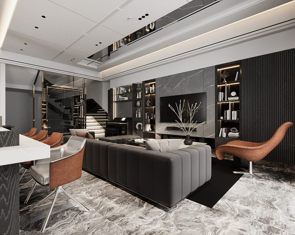 13267. 3D Living Room Interior Model Download by Nguyen Huu Cong
