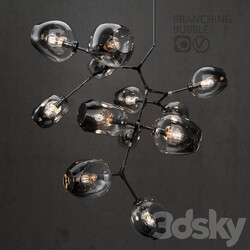 Branching bubble 12 lamps Pendant light 3D Models 