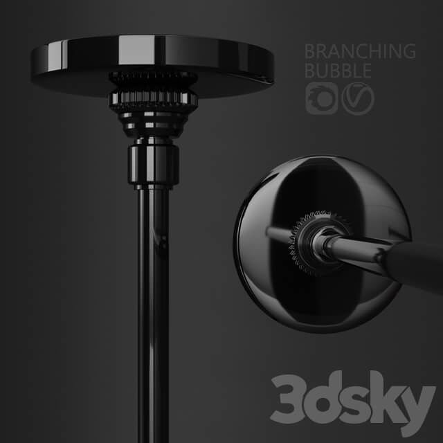 Branching bubble 12 lamps Pendant light 3D Models