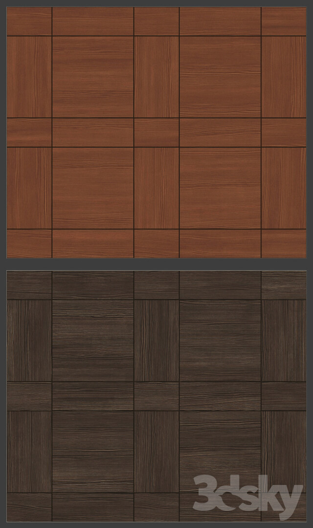 Acoustic decorative panels 4 kinds set 016