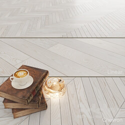 Wood Parquet Polarwood Oak Elara White Matt 
