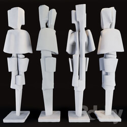 Flair 1970 Roger Desserprit Sculpture 