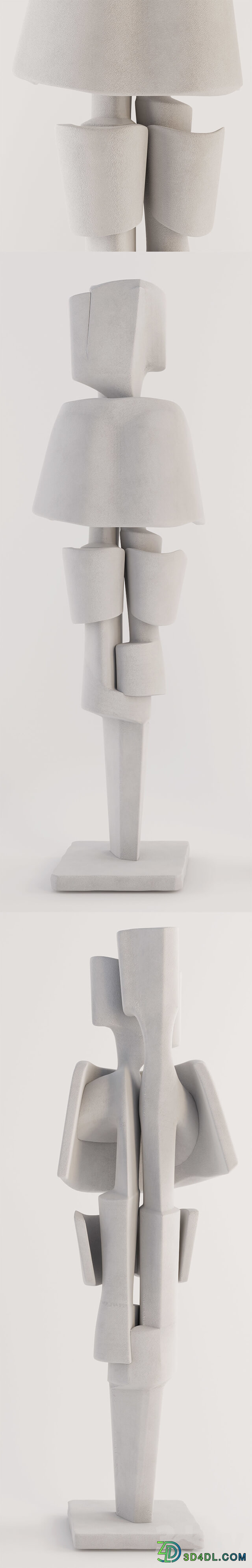 Flair 1970 Roger Desserprit Sculpture