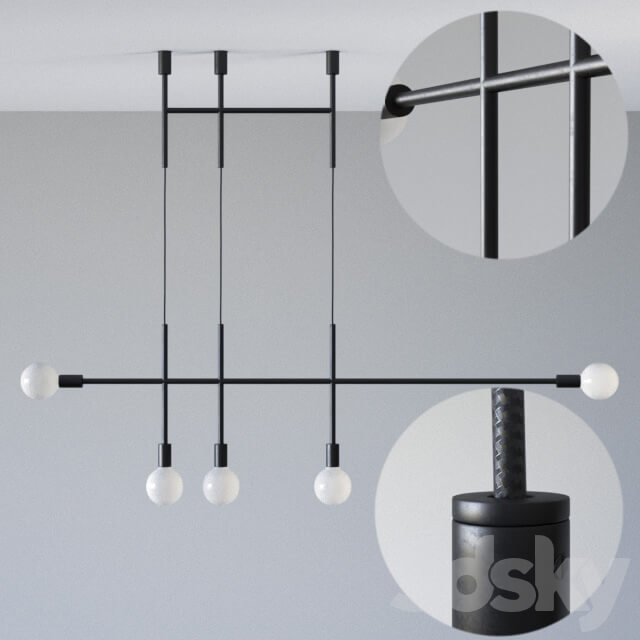 Volker Haug Big Kick Pendant light 3D Models