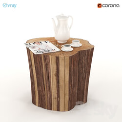 Stool table. 